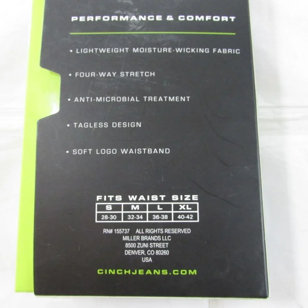 Cinch Men's Medium Fly Fishing Lure Loose Boxer Brief Underwear